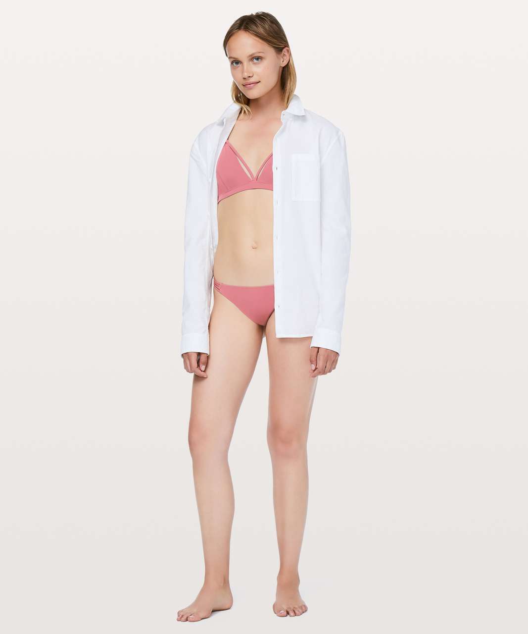 Lululemon Pushing Limits Swim Top - Cherry Tint