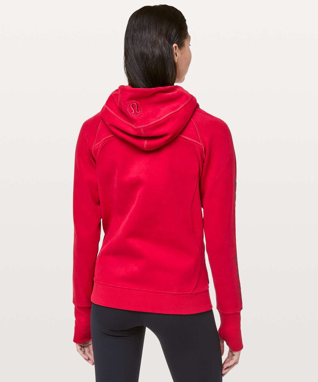 Lululemon Scuba Hoodie *Light Cotton Fleece - Dark Red - lulu fanatics