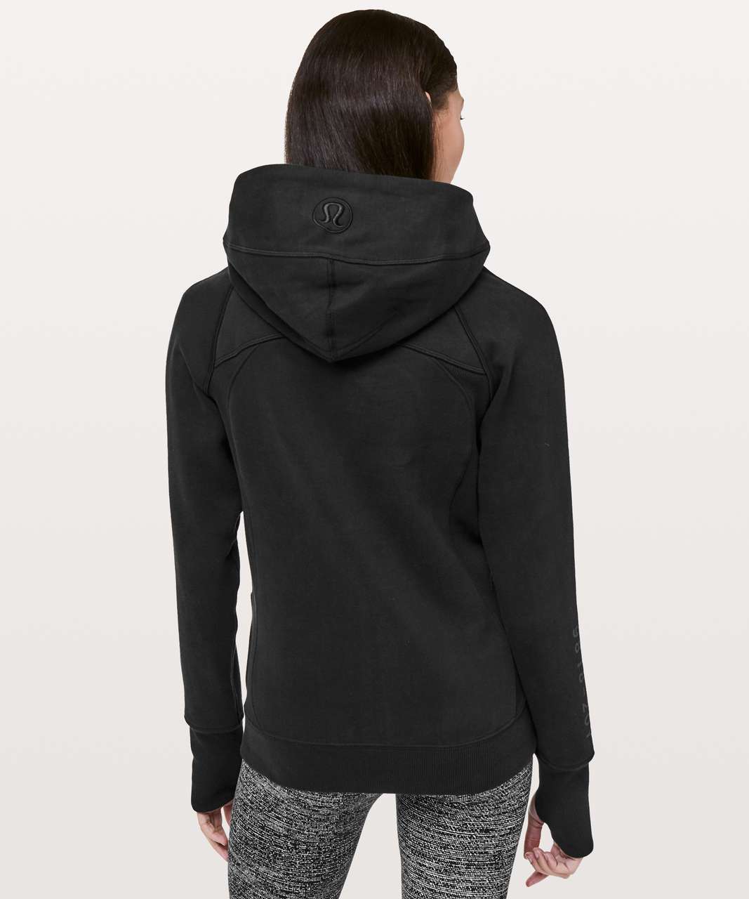 Lululemon Scuba Hoodie *Classic Cotton Fleece - Heathered Black - lulu  fanatics