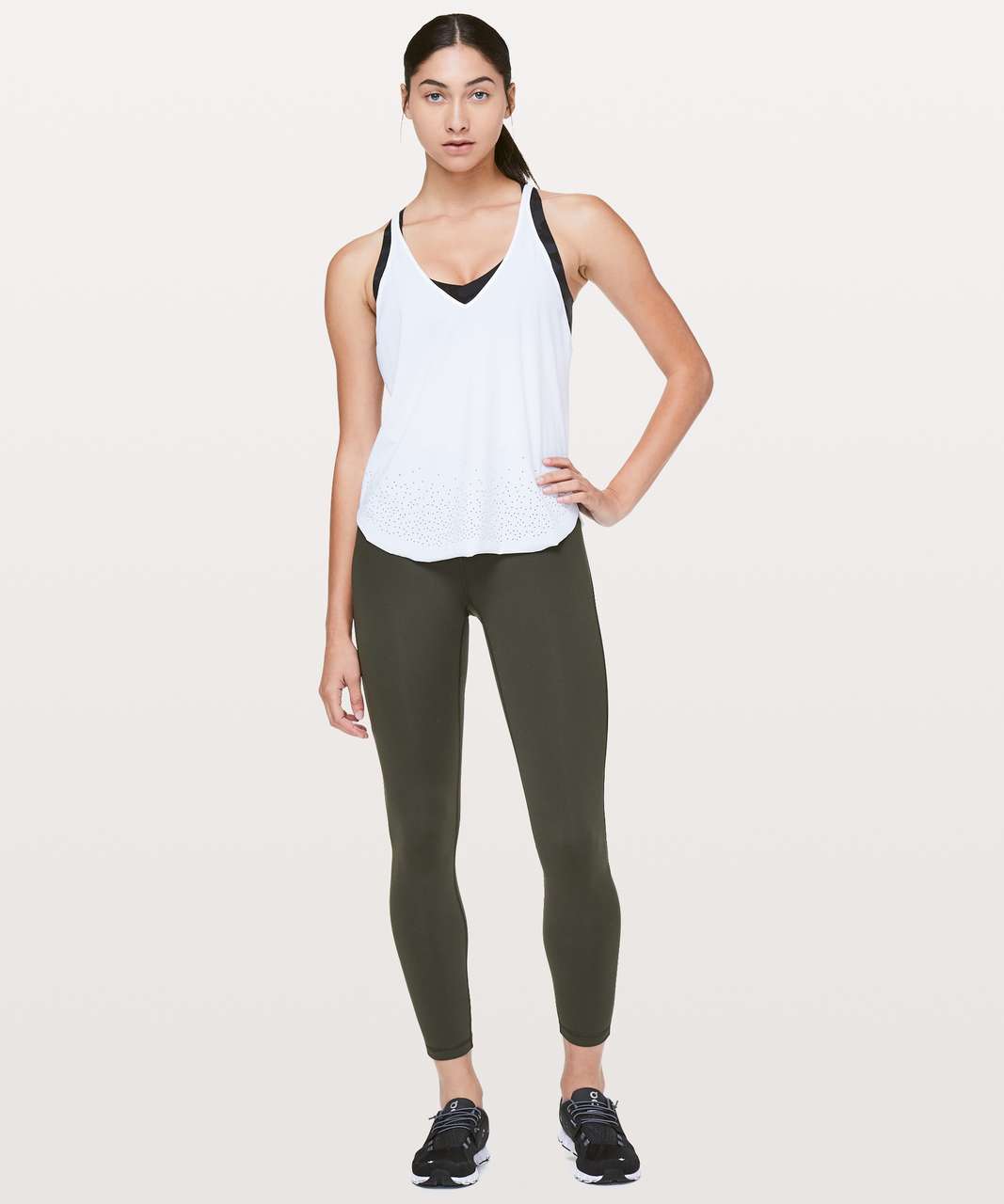 Lululemon Set Free Run Tank - White