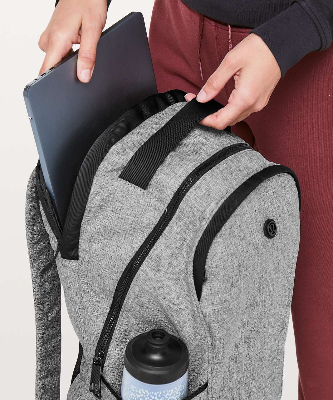 Lululemon Out Of Range Backpack *20L - Heathered Black (First Release)