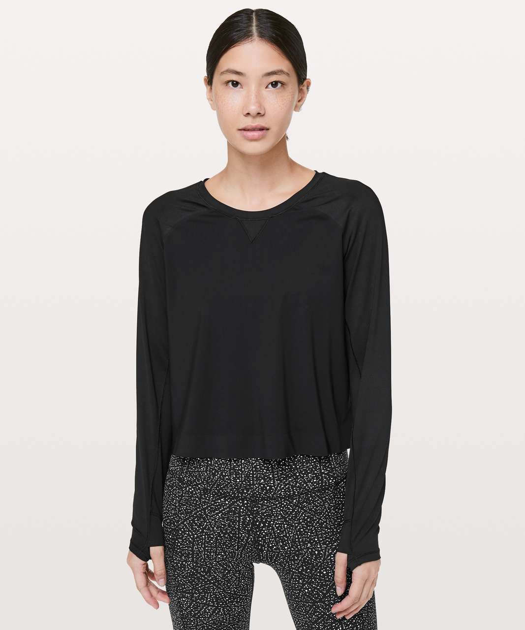 Lululemon Another Lap Strong Long Sleeve - Black - lulu fanatics