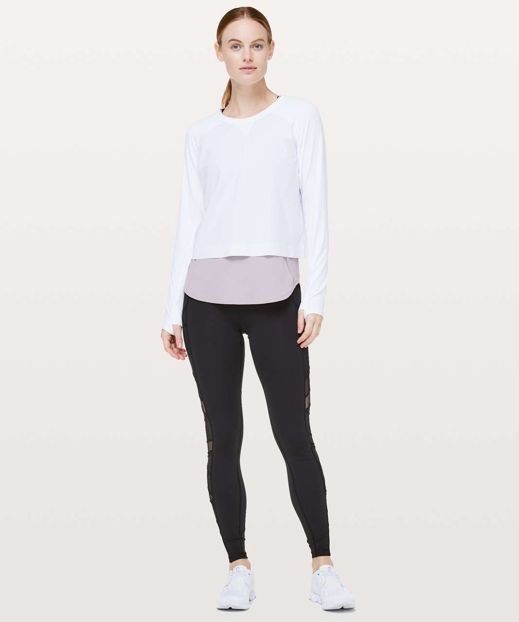 Lululemon Another Lap Strong Long Sleeve - White