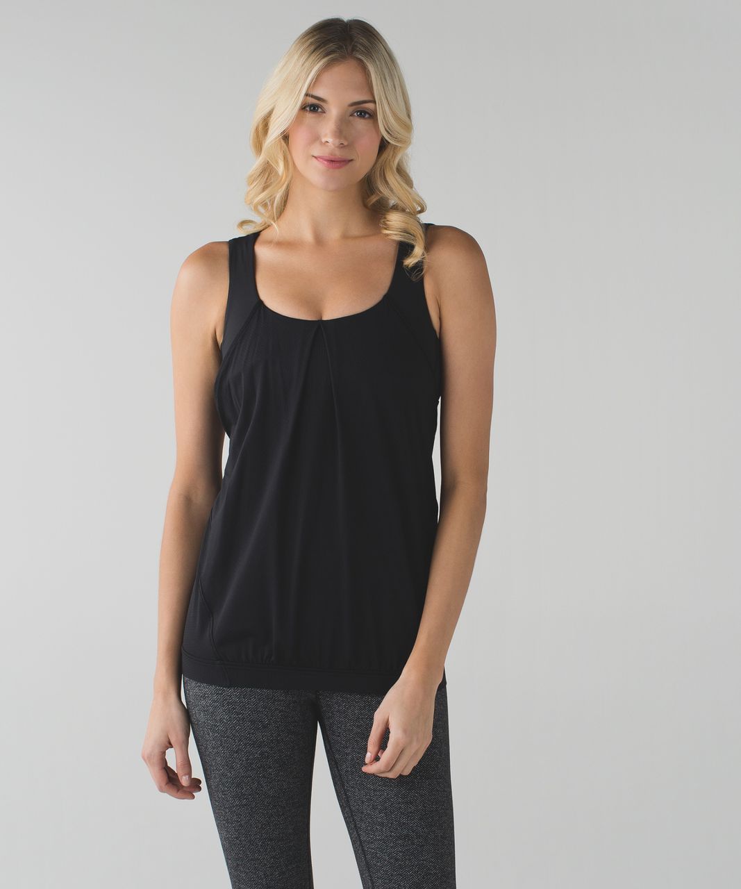 Lululemon Nouveau Limits Tank - Black - lulu fanatics