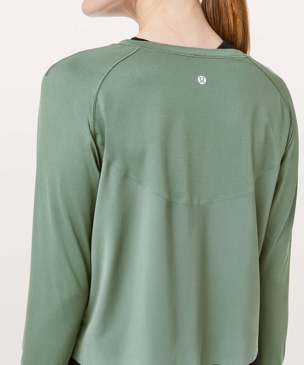 Lululemon Another Lap Strong Long Sleeve - Dark Forest