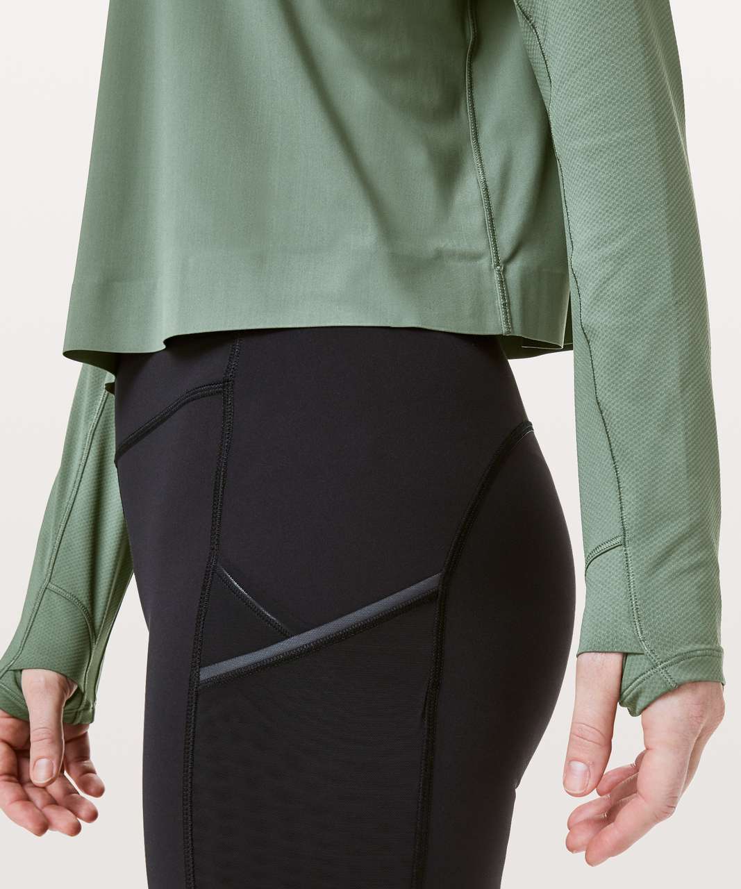 Lululemon Another Lap Strong Long Sleeve - Dark Forest