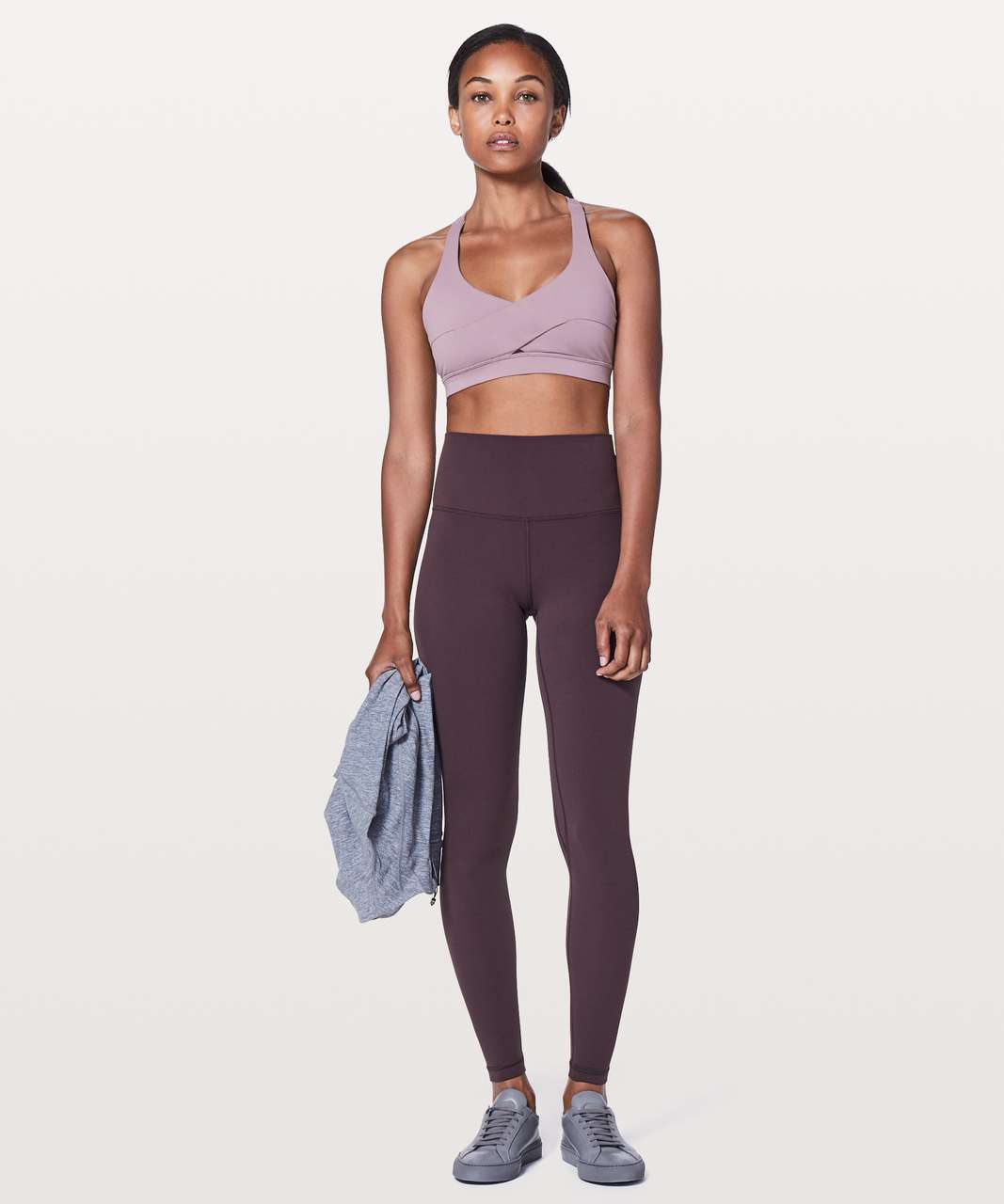 Lululemon Energy Bra *Wrap - Dusty Mauve - lulu fanatics