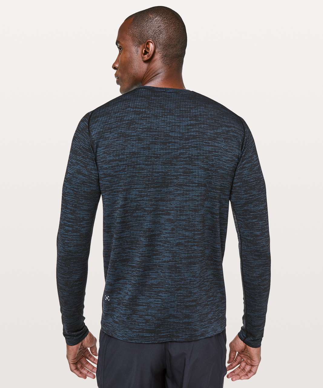 Lululemon Metal Vent Tech Long Sleeve - Amalfi Blue / Black