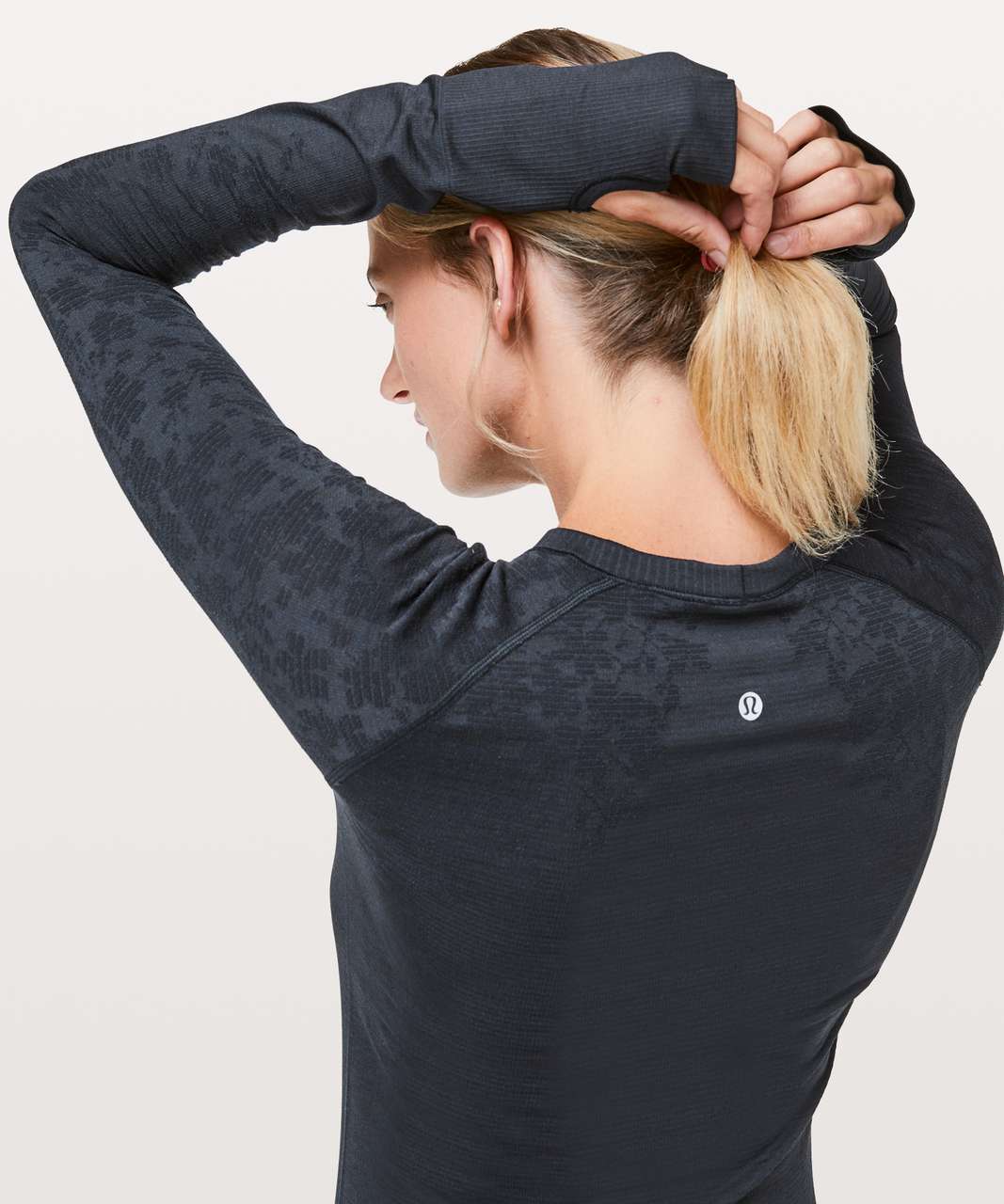 Lululemon Swiftly Tech Long Sleeve Crew - True Navy / Black