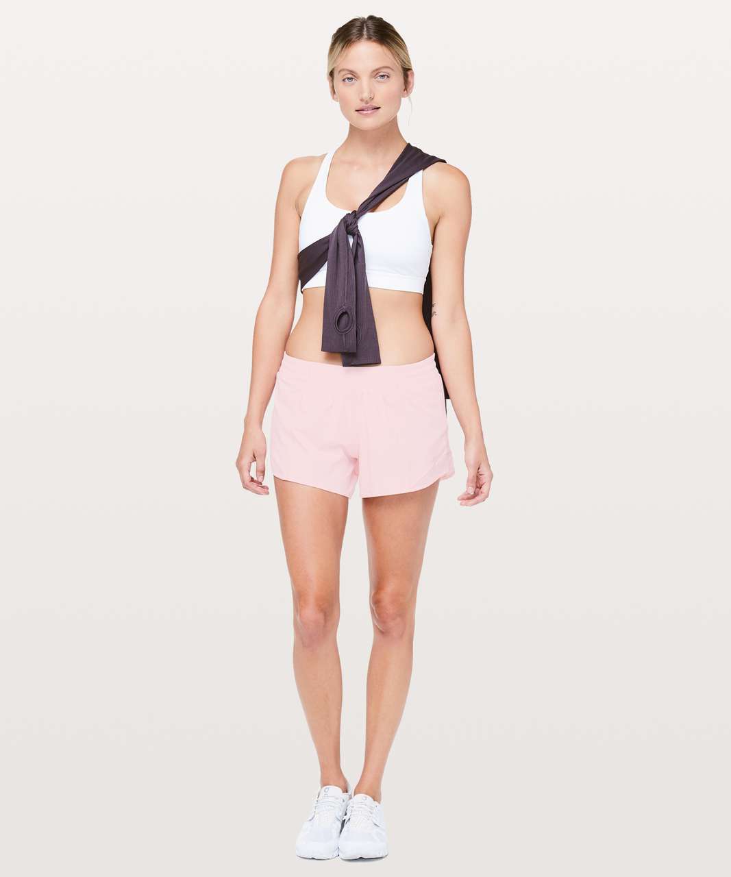 Lululemon Hotty Hot Short II *Long 4" - Dusty Pink