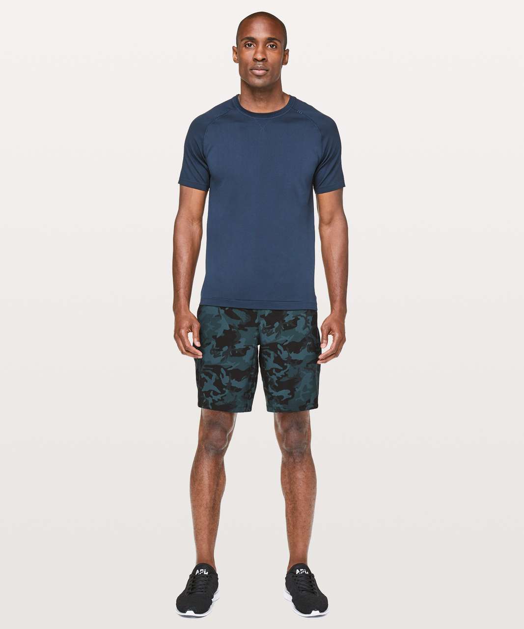 Lululemon Pace Breaker Short *9" Updated - Incognito Camo Blue Multi