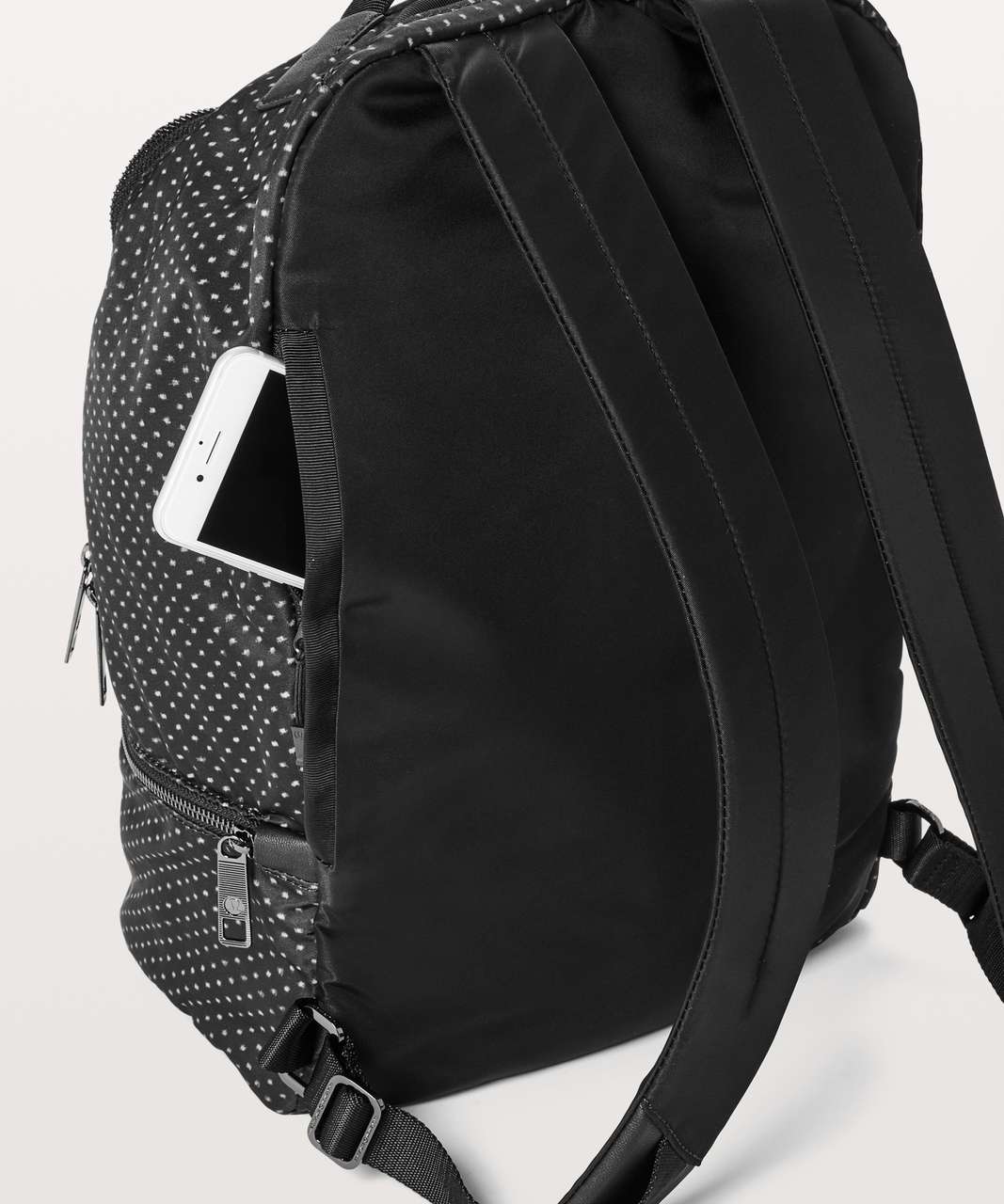 Lululemon City Adventurer Backpack *17L - Ikat Needle Dot Grey Black / Black