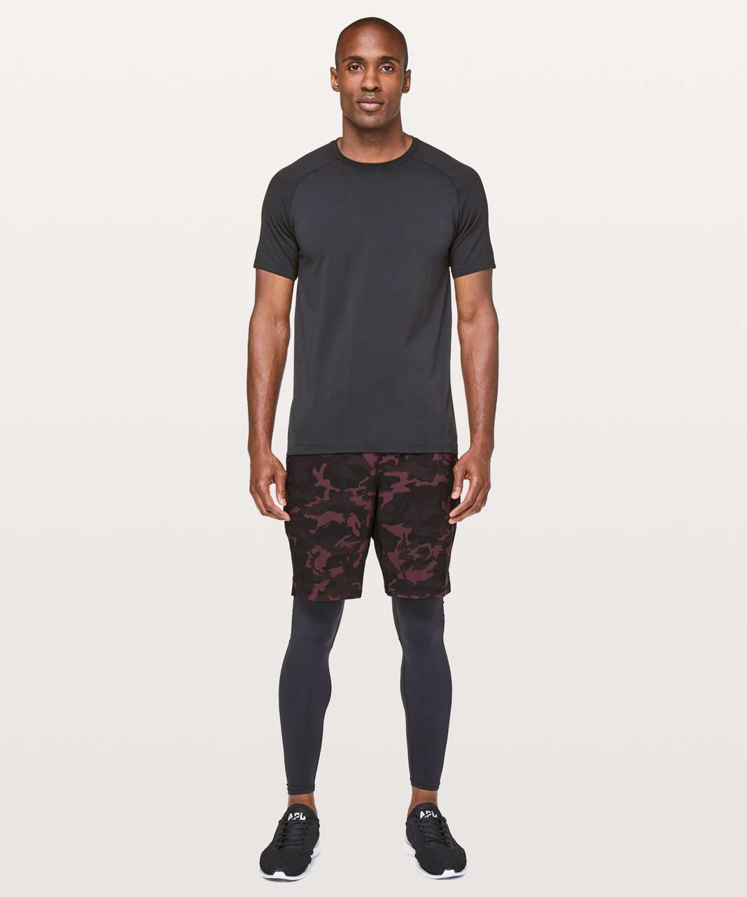 Lululemon T.H.E. Short *Linerless 9" Updated - Incognito Camo Red Multi