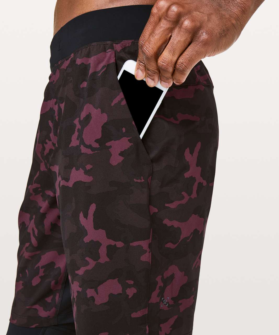 Lululemon T.H.E. Short *Linerless 9" Updated - Incognito Camo Red Multi