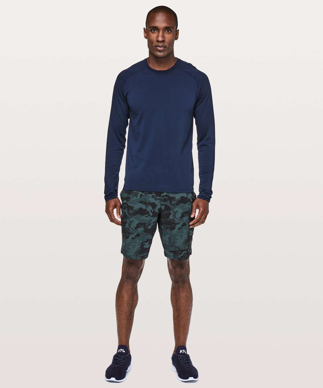 Lululemon T.H.E. Short *Linerless 9" Updated - Incognito Camo Blue Multi