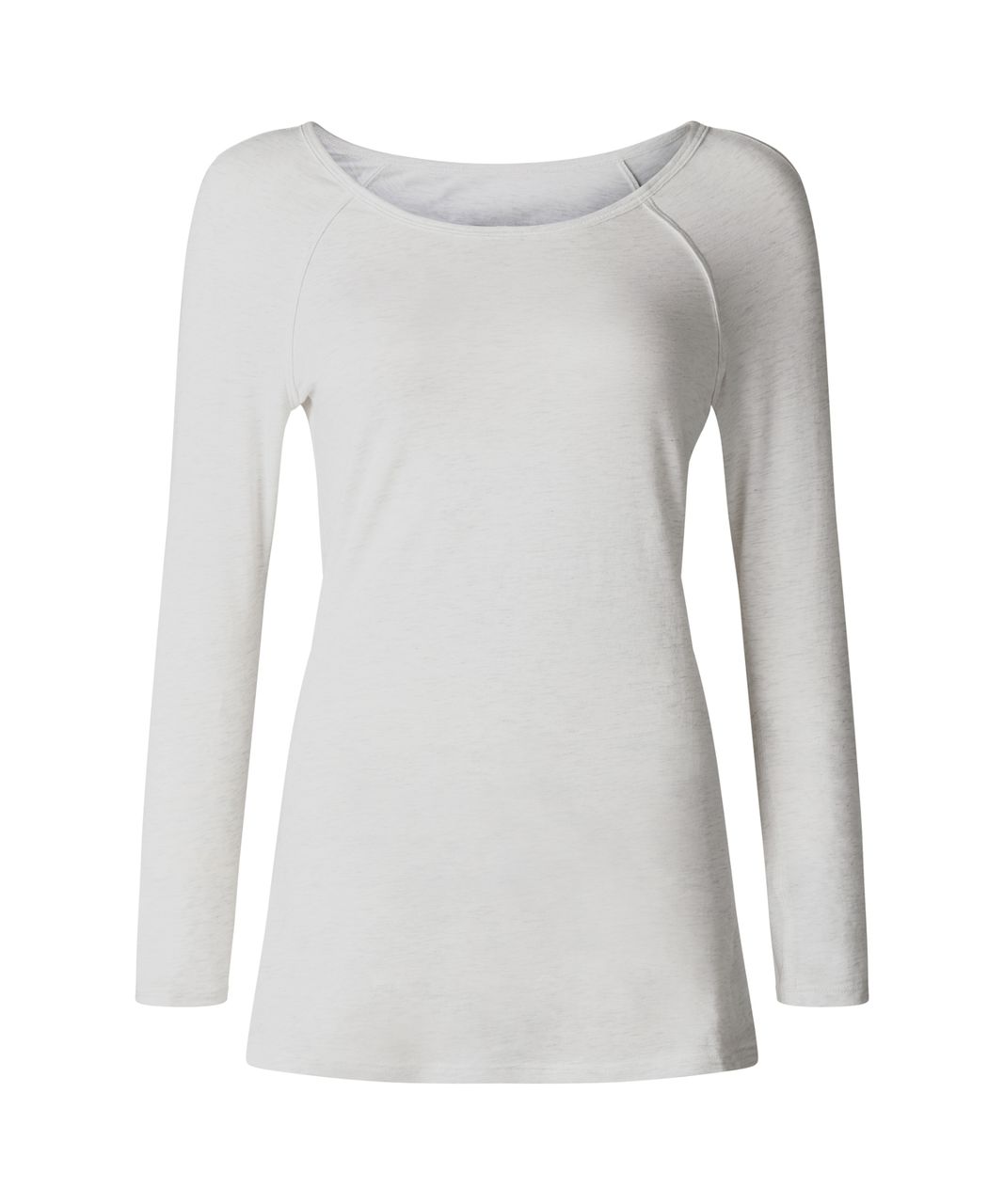 Lululemon Physically Fit Long Sleeve Tee - Heathered White