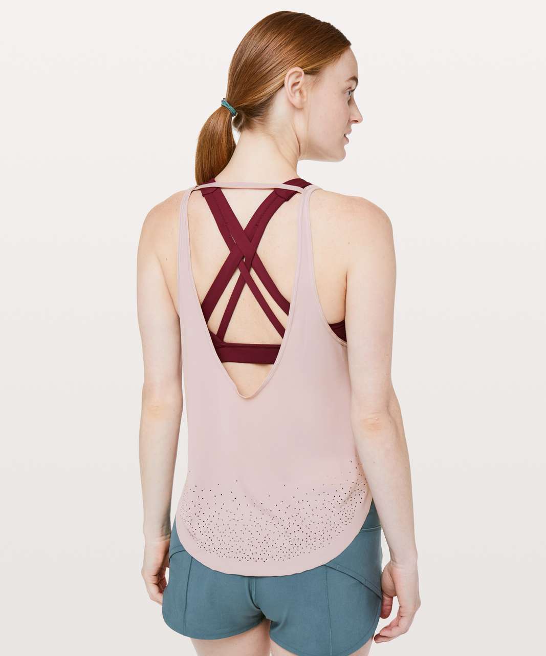 Lululemon Set Free Run Tank - Smoky Blush