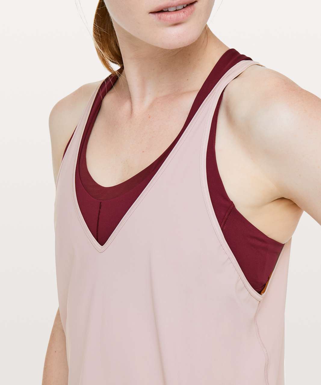 Lululemon Set Free Run Tank - Smoky Blush