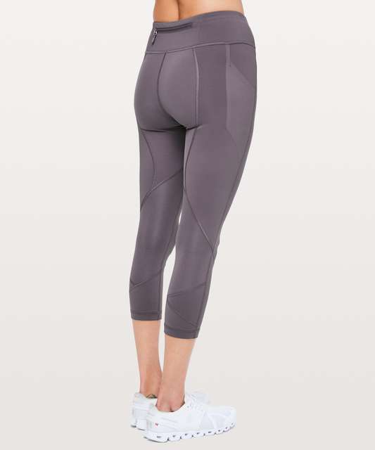 Lululemon Pace Rival Crop Power Luxtreme Spray Jacquard White Black/Black -  General Maintenance & Diagnostics Ltd