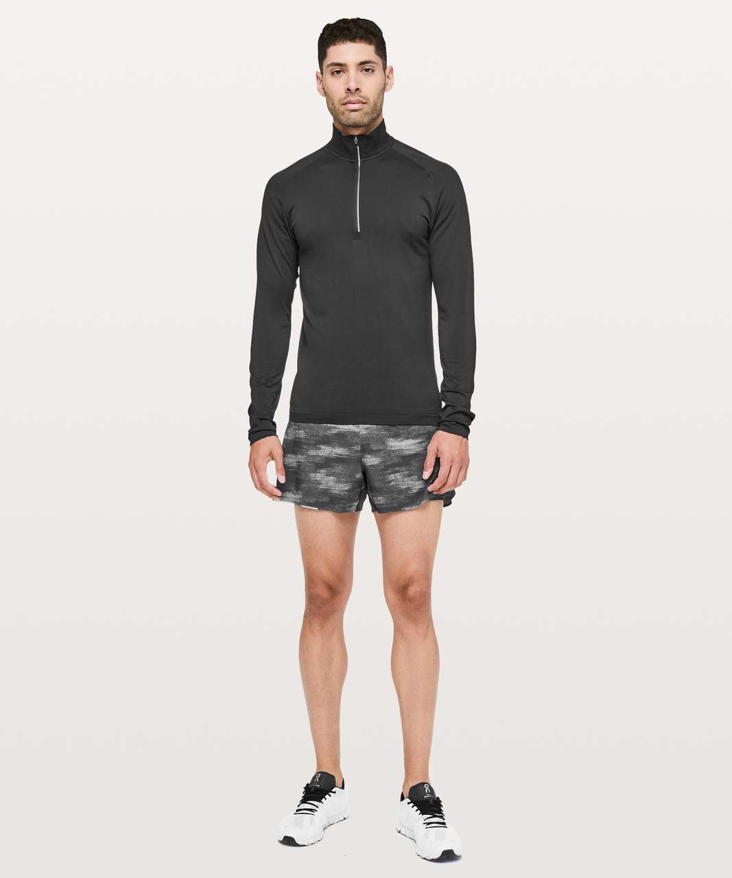 Lululemon Surge Short *4" Updated - Glitch Camo Moon Blue Black Granite