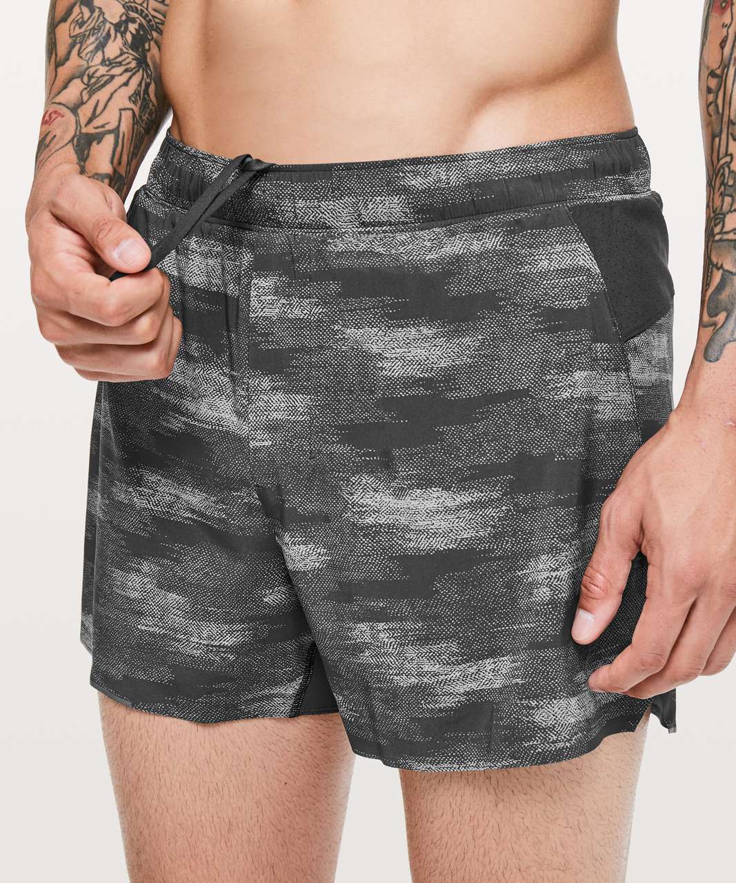 Lululemon Surge Short *4 Updated - Glitch Camo Moon Blue Black Granite -  lulu fanatics