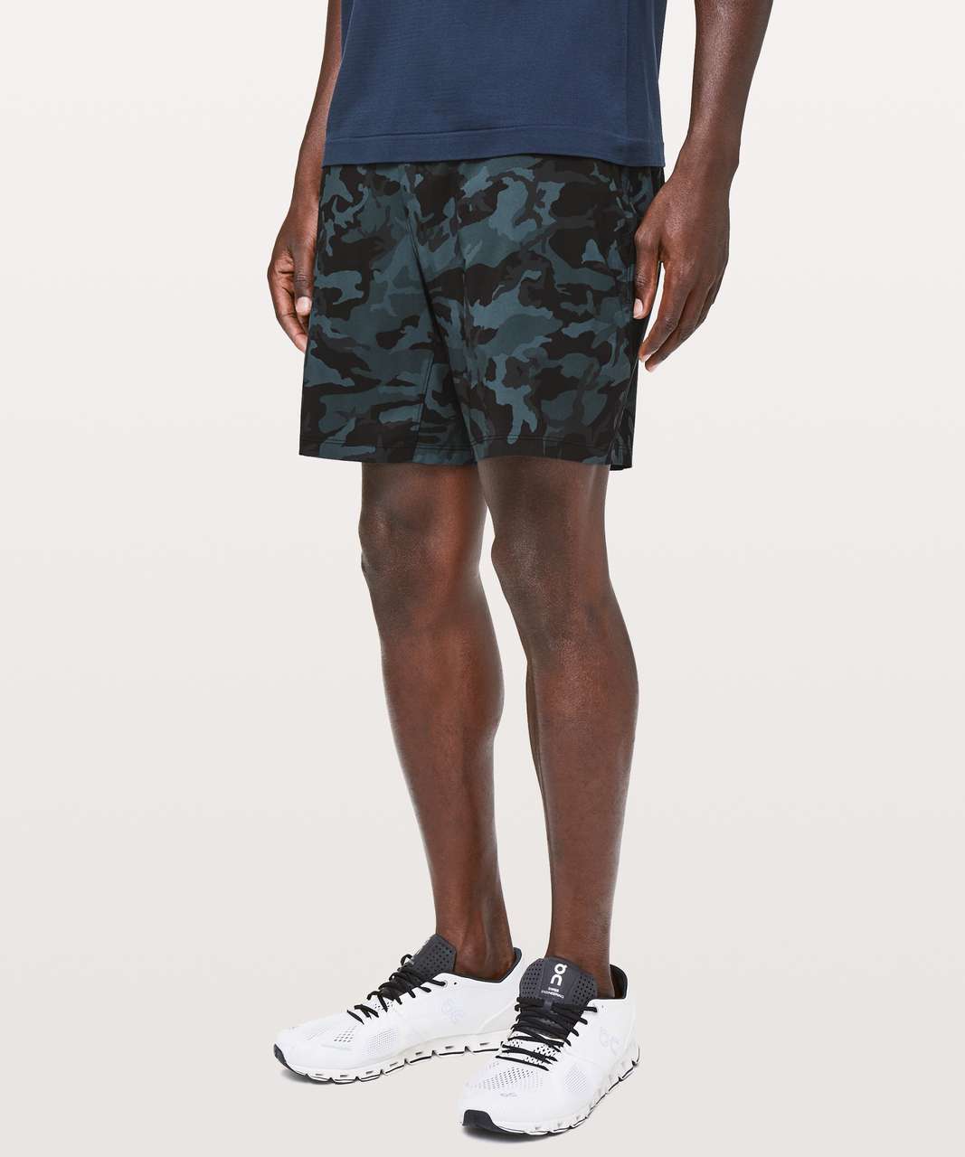 Lululemon Pace Breaker Short *Linerless 7" Updated - Incognito Camo Blue Multi