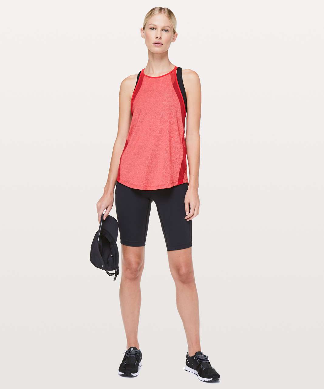 Lululemon Run Off-Route Tank - Heathered True Red / True Red