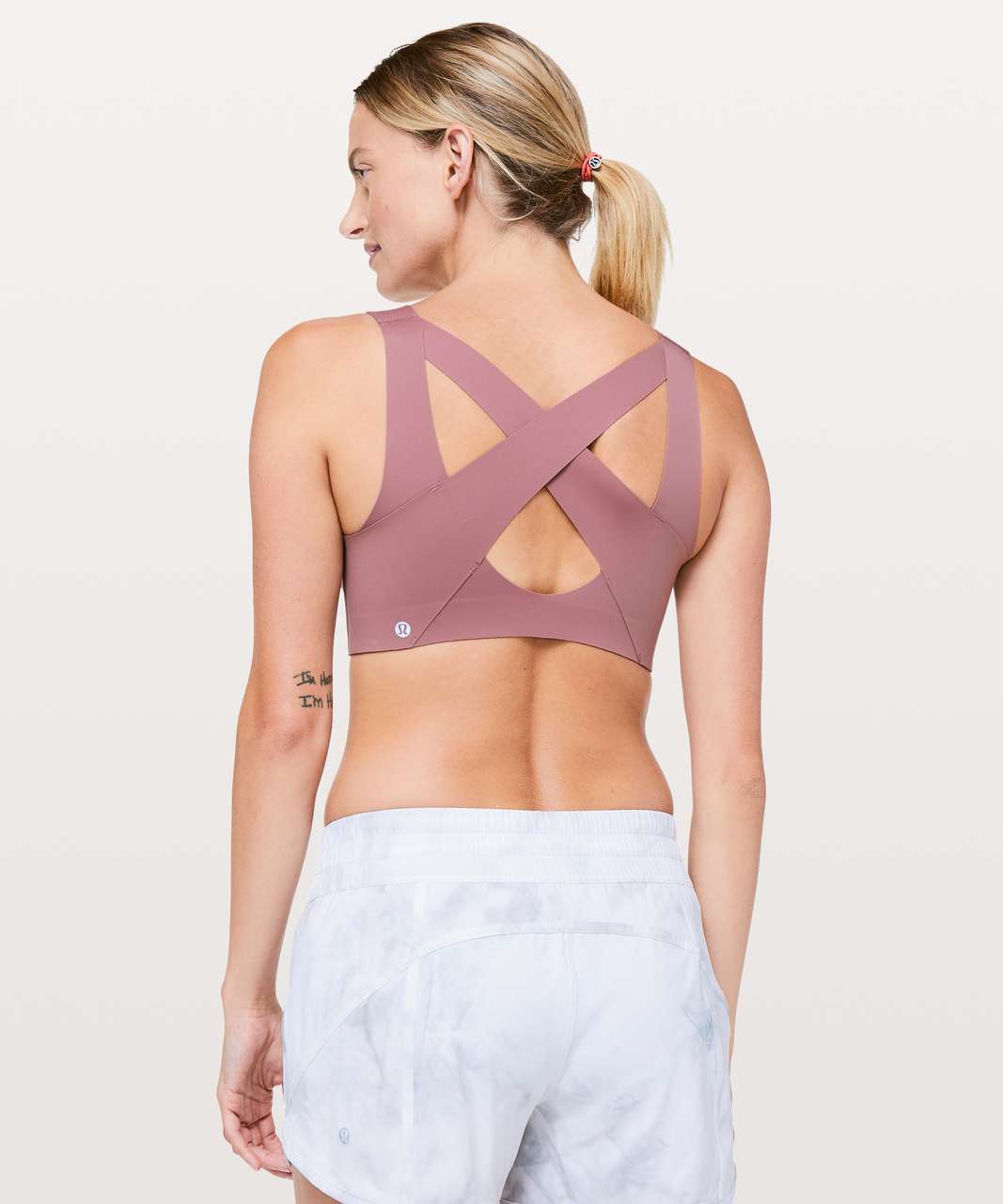 Lululemon Enlite Bra *Zip Front - Red Dust