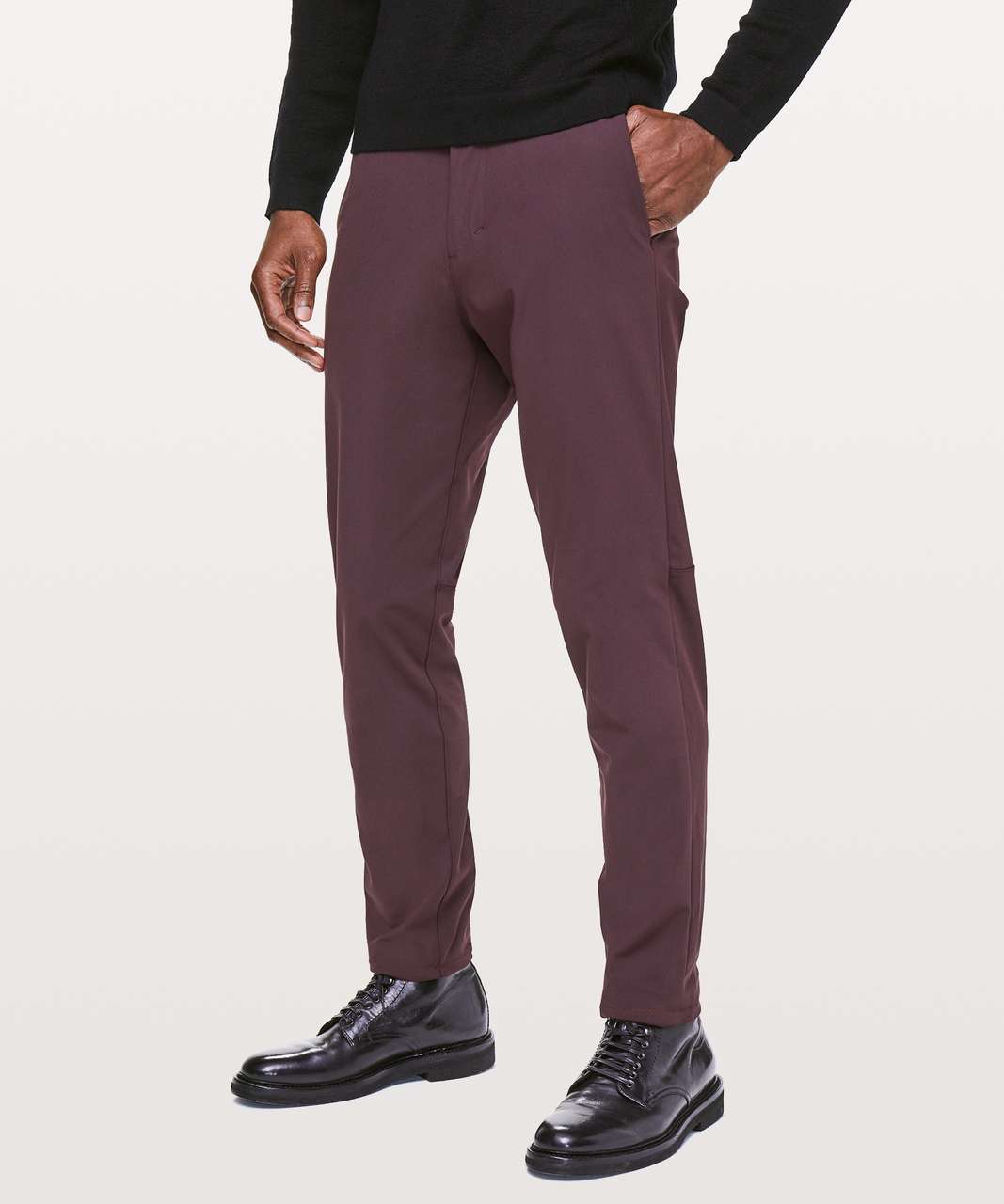 Lululemon Commission Pant Slim *Warpstreme 34 - Black Plum - lulu