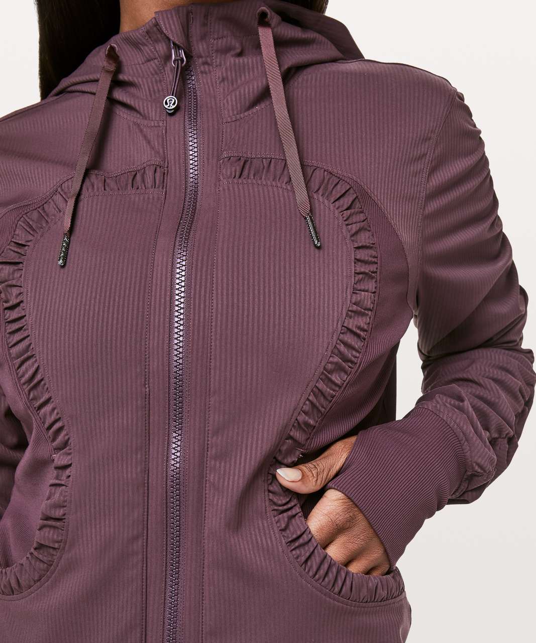 Lululemon Stride Jacket *Soft Mini Check - Black Swan Heathered Plum Mini  Check / Plum - lulu fanatics