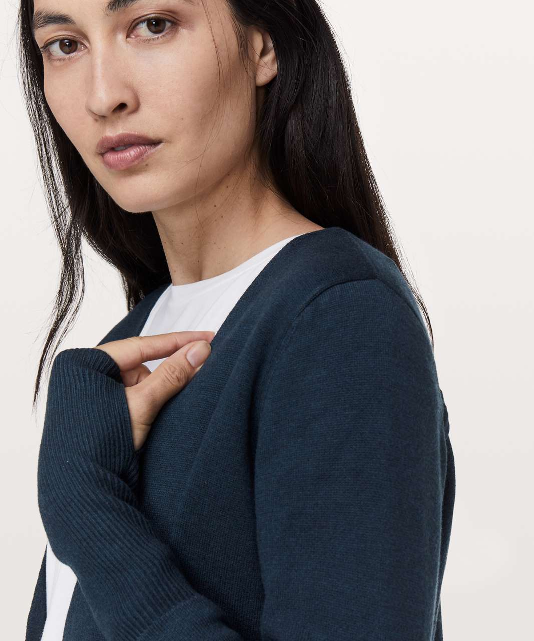 Lululemon City Street Cardigan - Heathered Jet Blue / Heathered Jet Blue