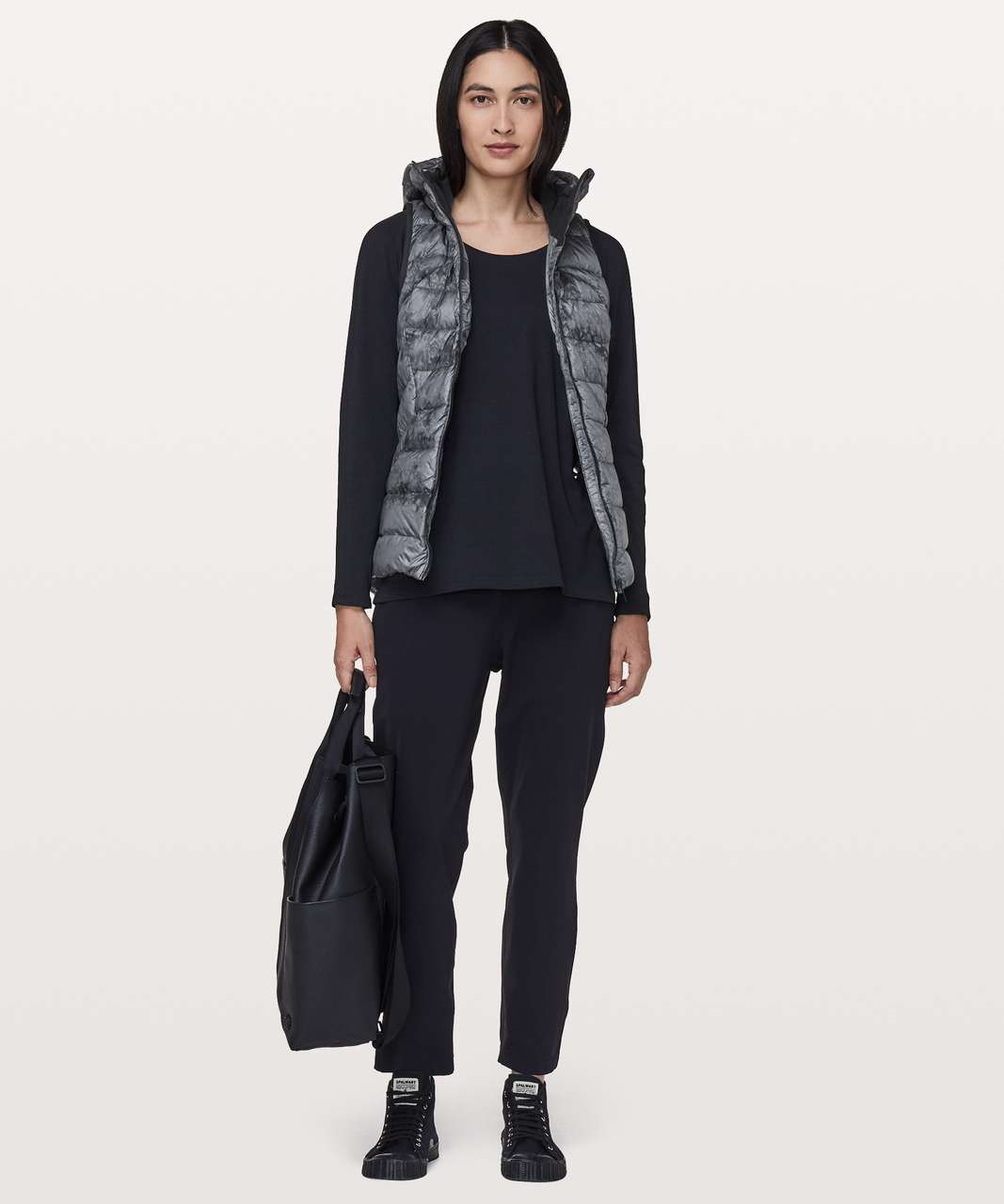 Lululemon Pack It Down Vest - Diamond Dye Melanite Black