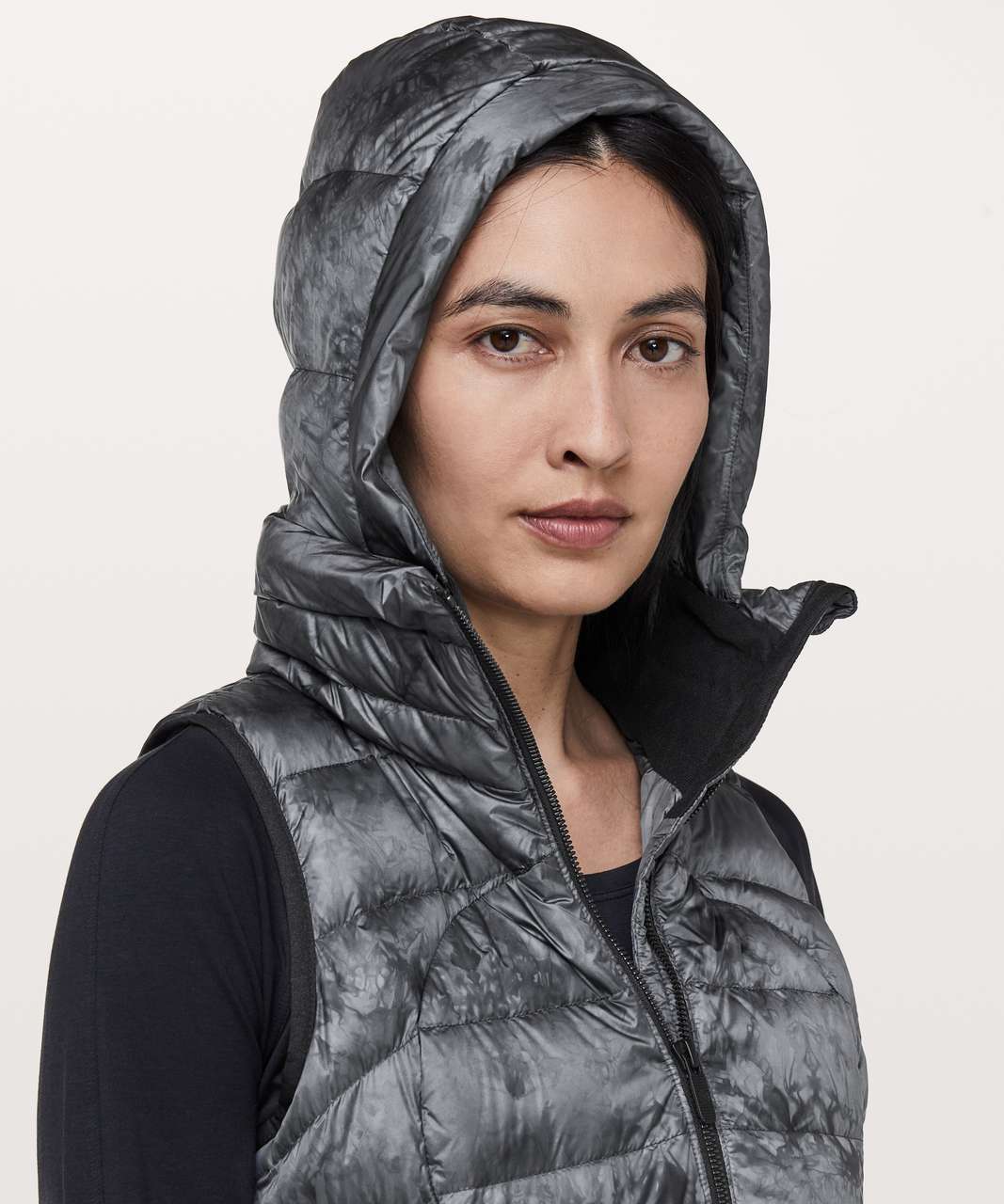 Lululemon Pack It Down Vest - Diamond Dye Melanite Black