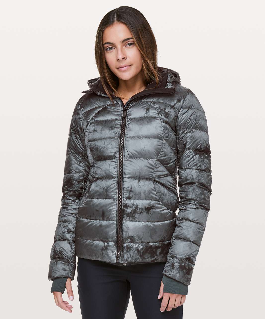 Lululemon Pack It Down Jacket - Diamond Dye Melanite Black