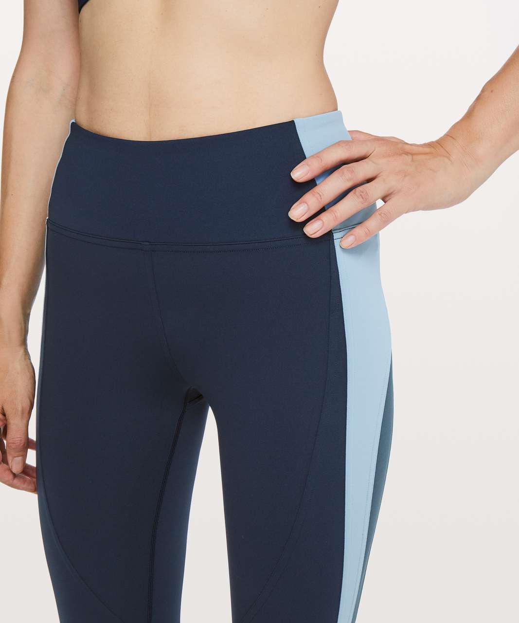 Lululemon Get Going Train Tight *28" - True Navy / Cascade Blue / Thunder Blue