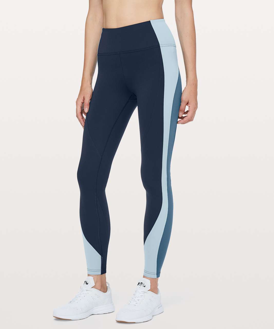 Lululemon Get Going Train Tight *28" - True Navy / Cascade Blue / Thunder Blue