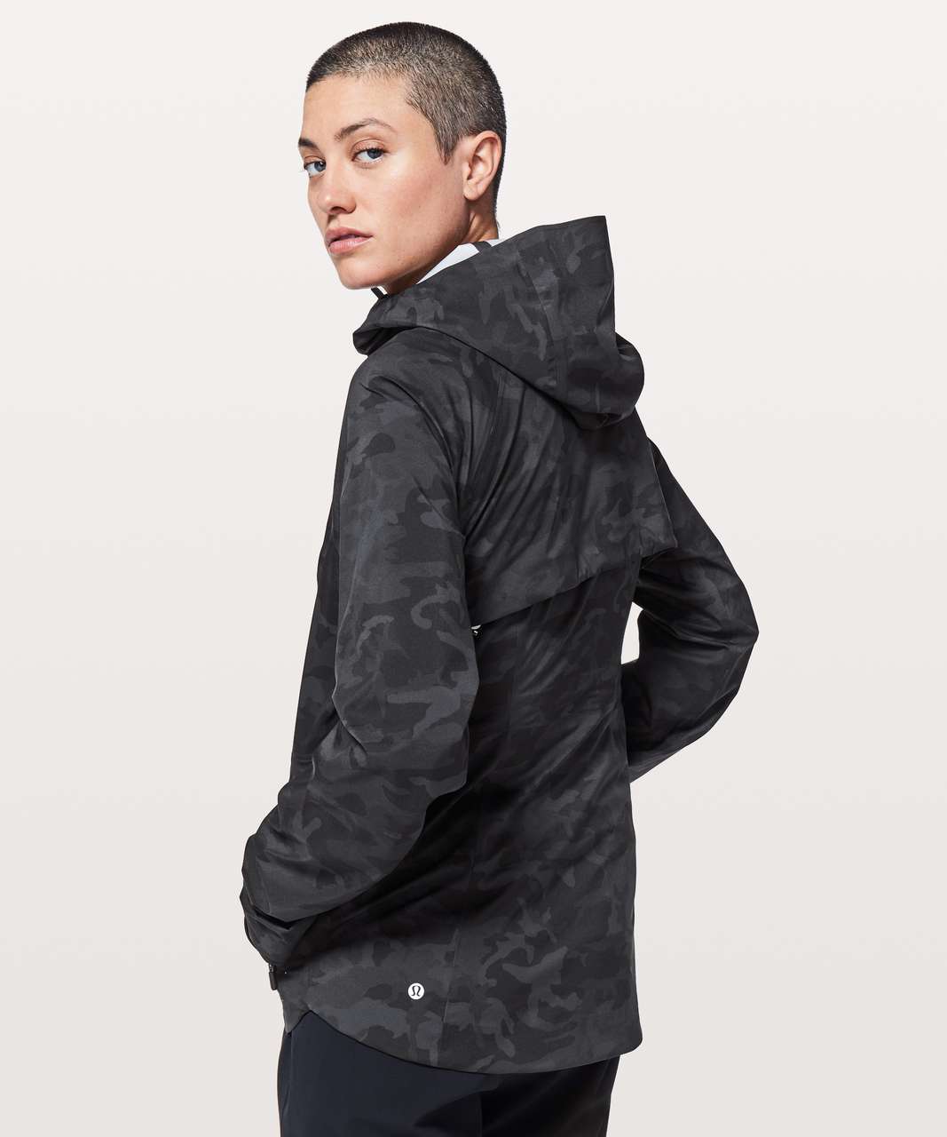 Lululemon Break a Trail Jacket - Incognito Camo Multi Grey - lulu fanatics