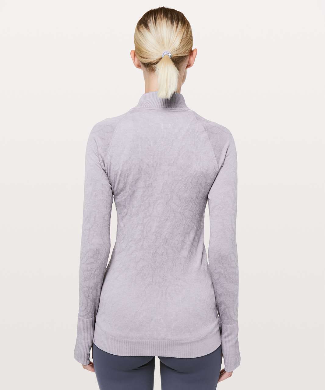 Lululemon Rest Less 1/2 Zip - Lavender Grey / Lavender Grey