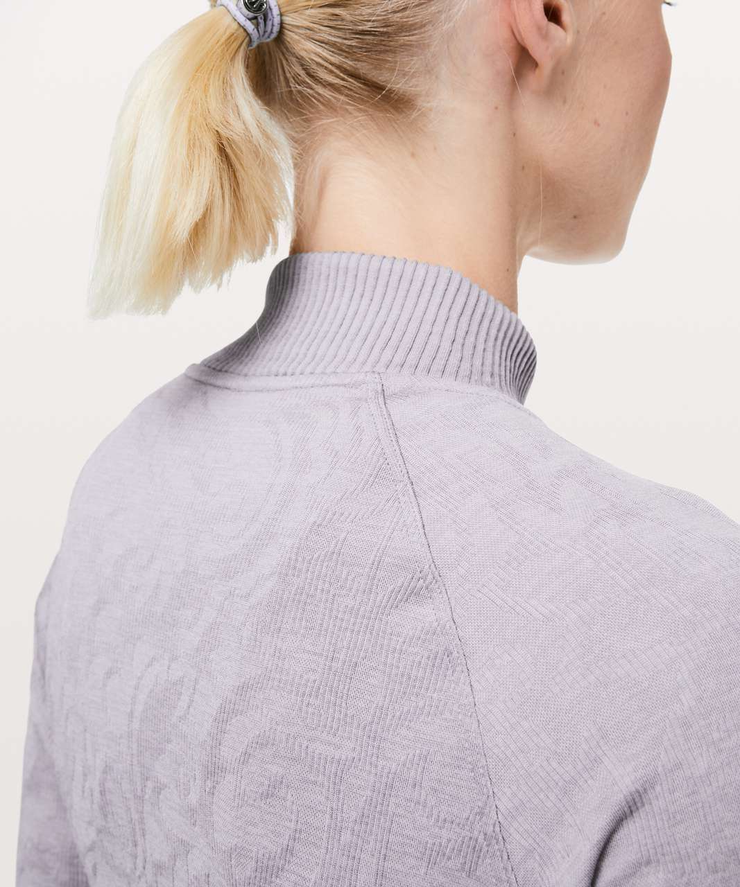 Lululemon Rest Less 1/2 Zip - Lavender Grey / Lavender Grey