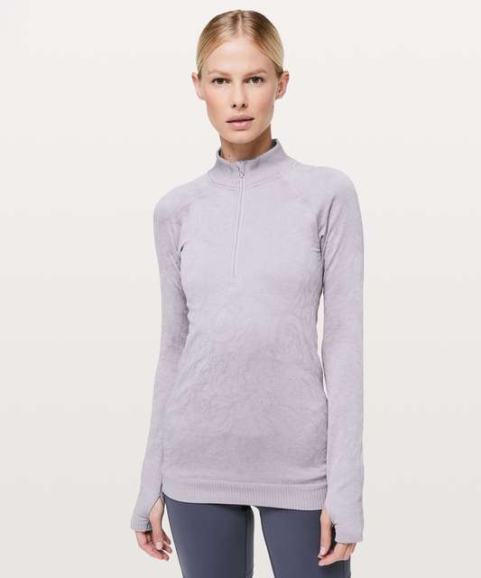 Lululemon Rest Less 1/2 Zip Black Grey Heather Pullover Jacket Running  Small - $42 - From bria