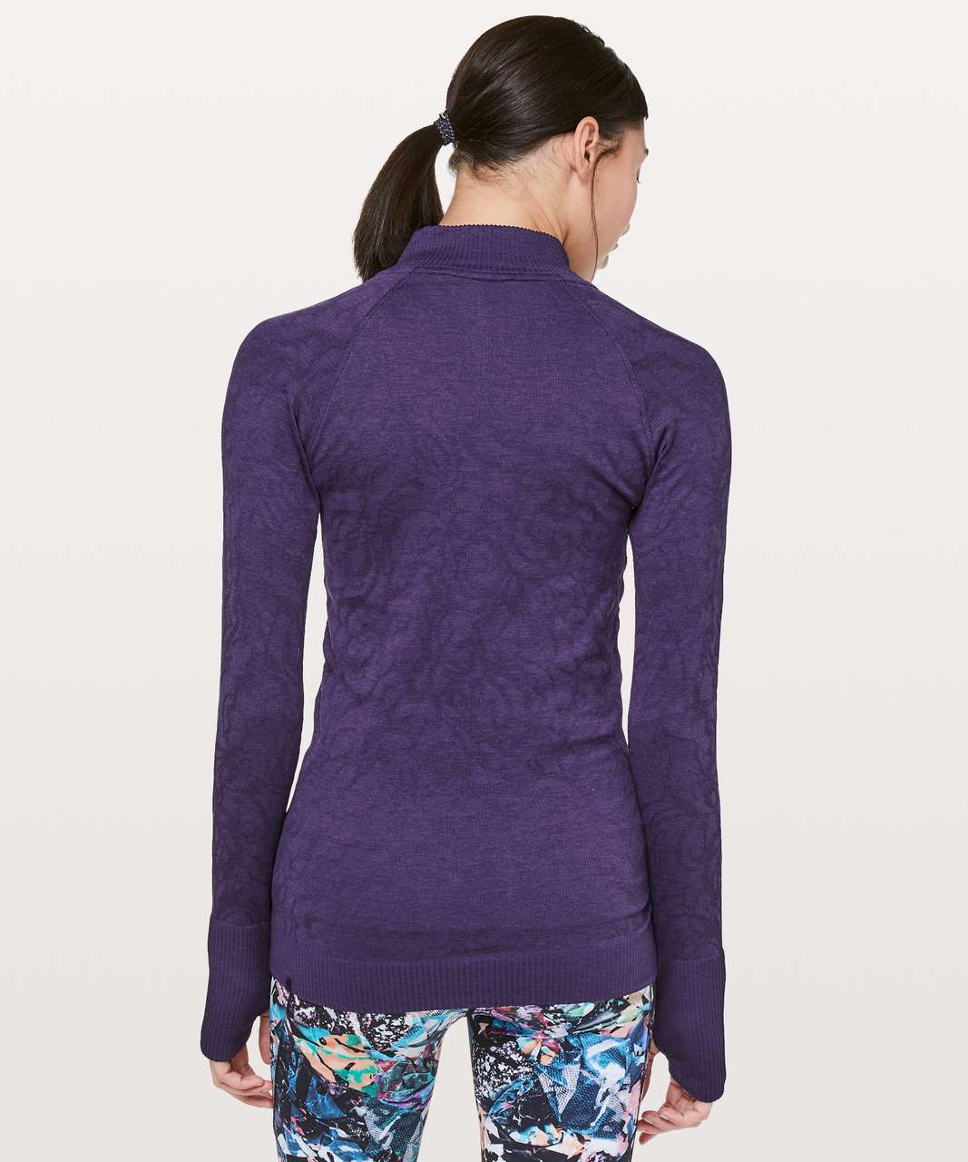 Lululemon Rest Less 1/2 Zip - Dark Court Purple / Dark Court Purple