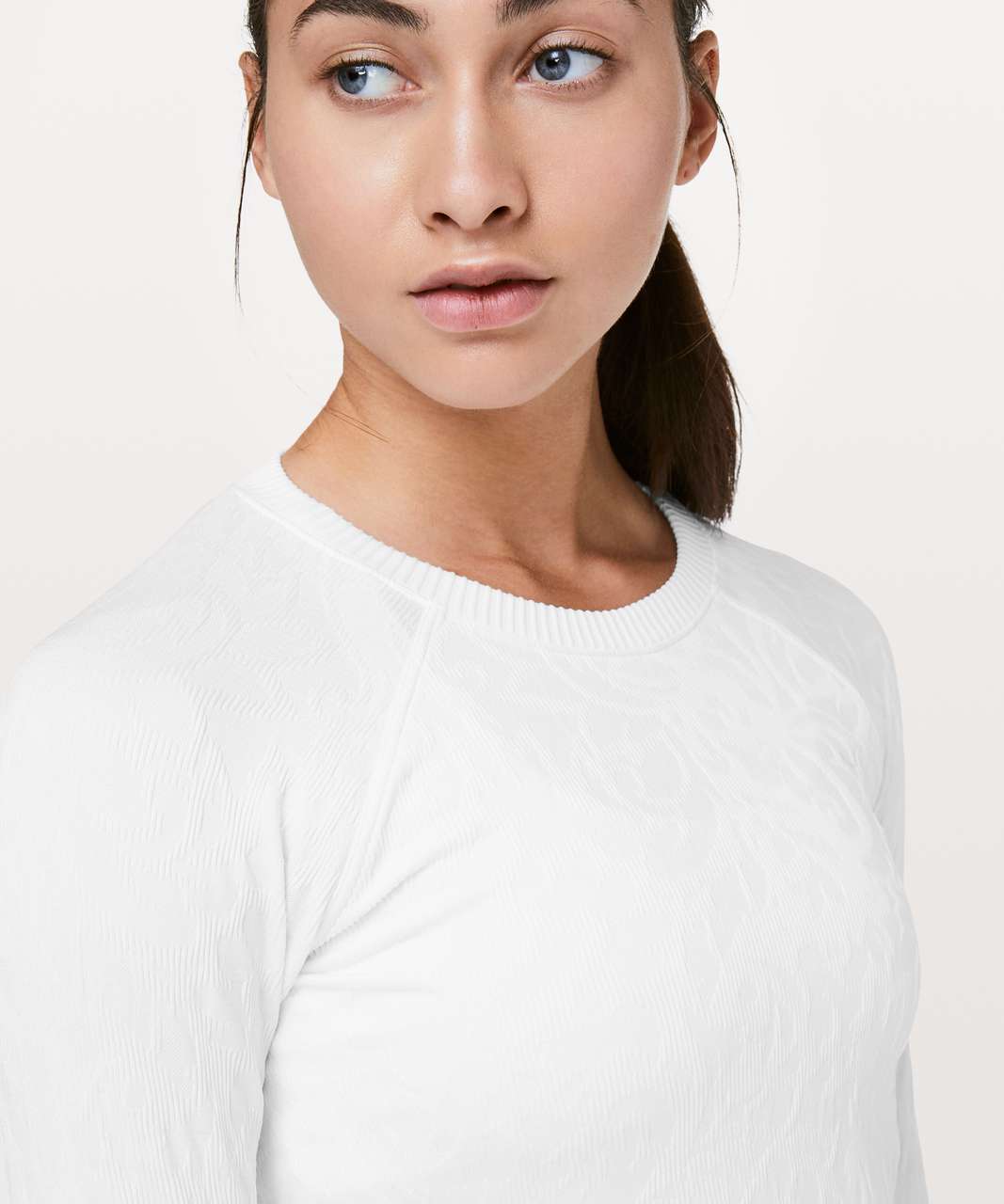 Lululemon Rest Less Pullover - White / White (Fourth Release)