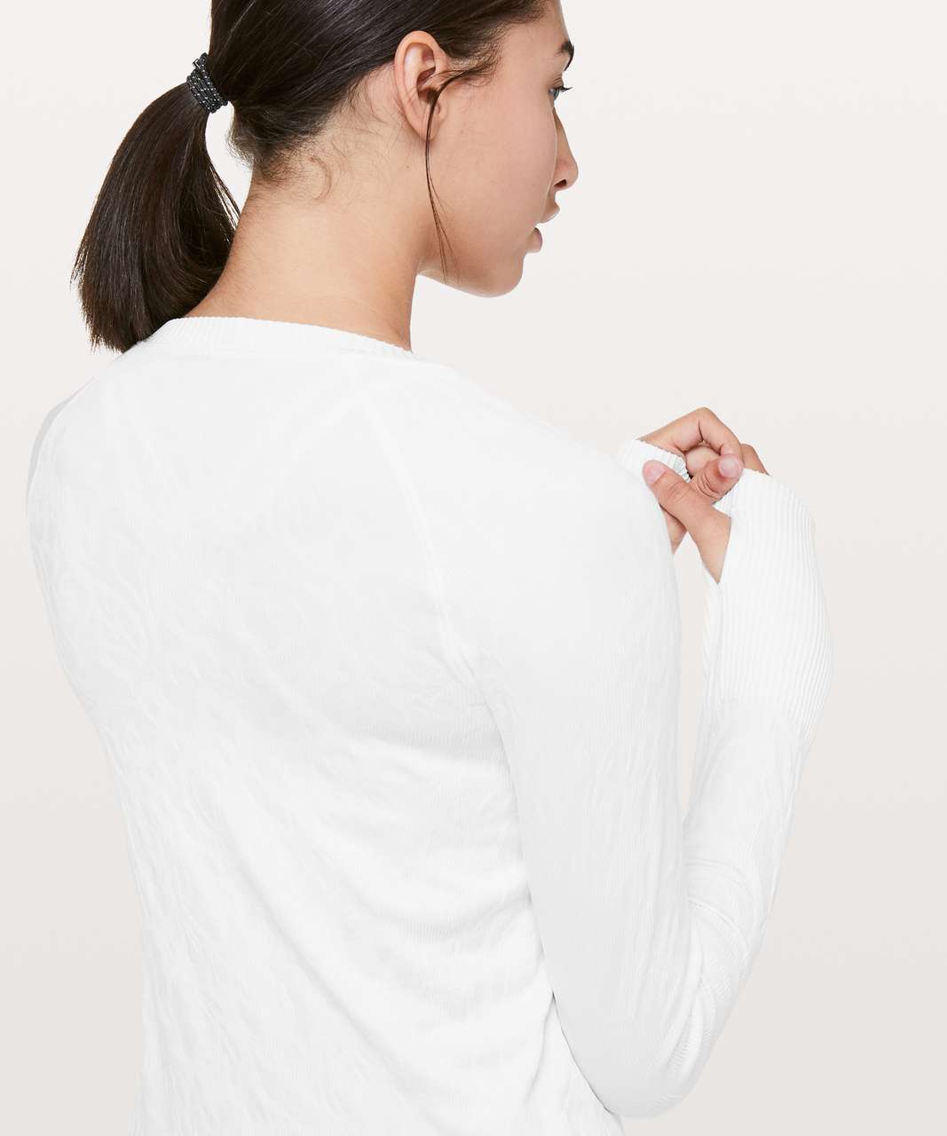 Lululemon Rest Less Pullover - White / White (Fourth Release)