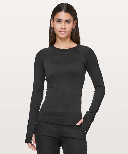 Lululemon Restless Pullover - Heathered Black - lulu fanatics