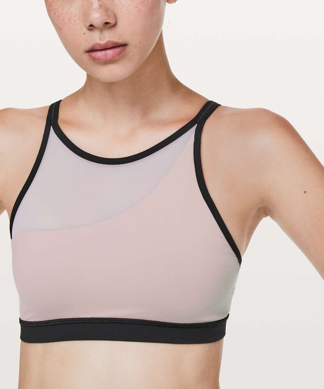 blush sports bra