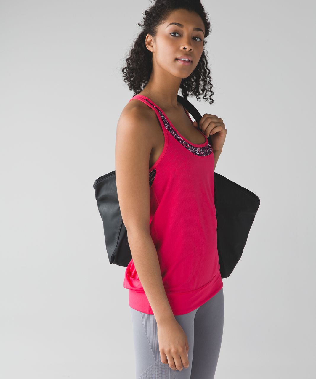 LULULEMON MINIMALIST TANK BOOM JUICE PINK SIZE 6 RACERBACK BUILT IN BRA