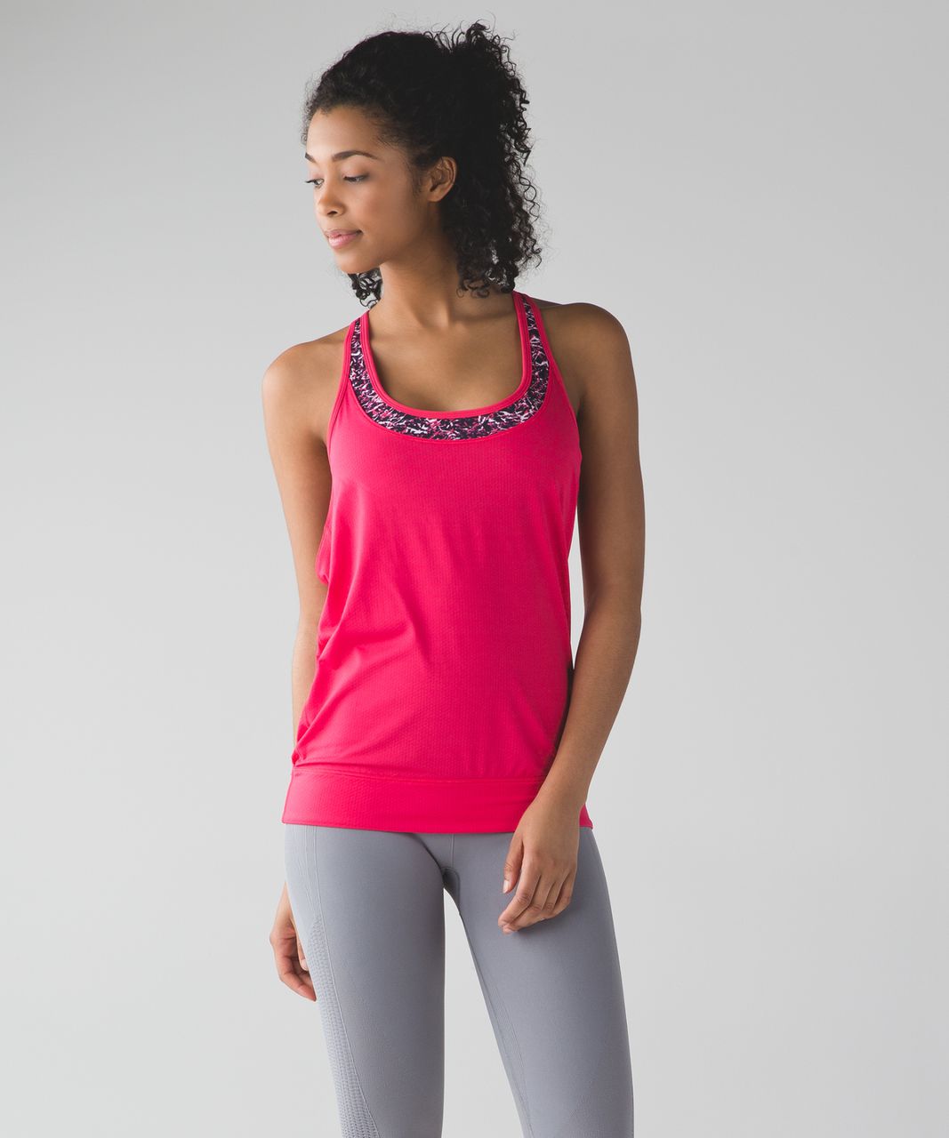 Lululemon Minimalist Tank - Pipe Dream Blue / Mini Tidal Trip Pipe