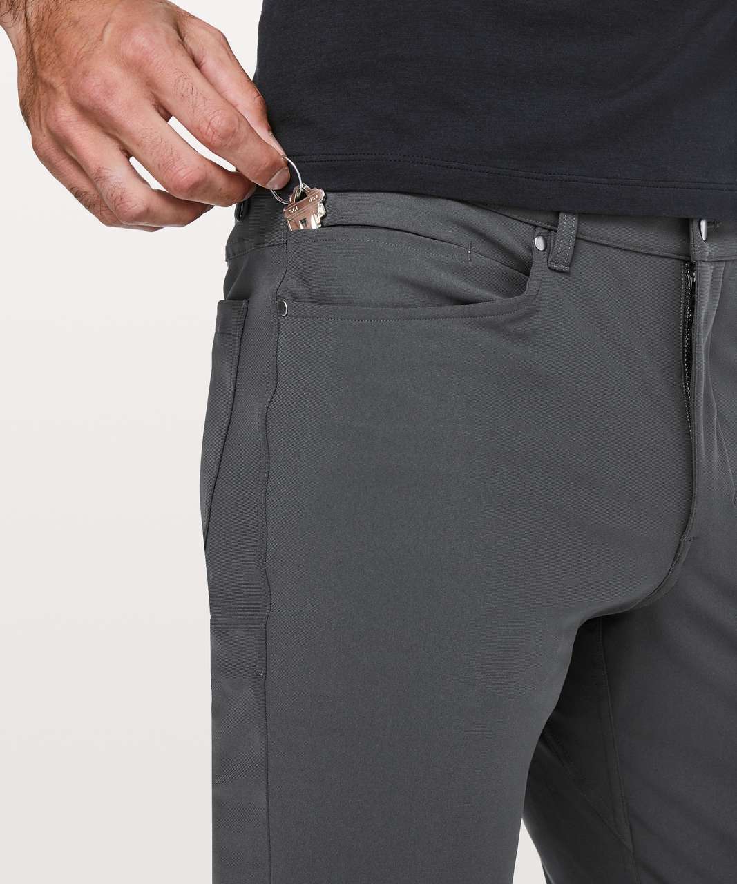 LULULEMON MEN'S ABC Pant Classic 34L Warpstreme OBSI Obsidian Size 36  $99.99 - PicClick