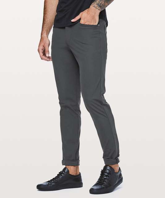 Lululemon Men's Size 28 ABC Pant Slim 32” L Obsidian Gray OBSI Commission  NWT