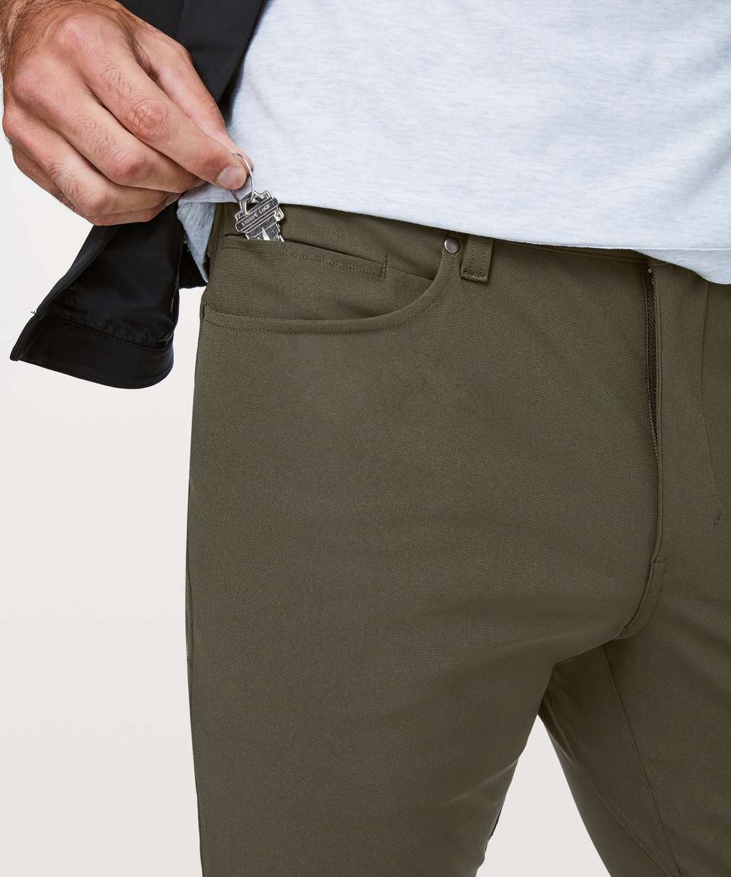 Lululemon ABC Slim *Warpstreme 34" - Dark Olive